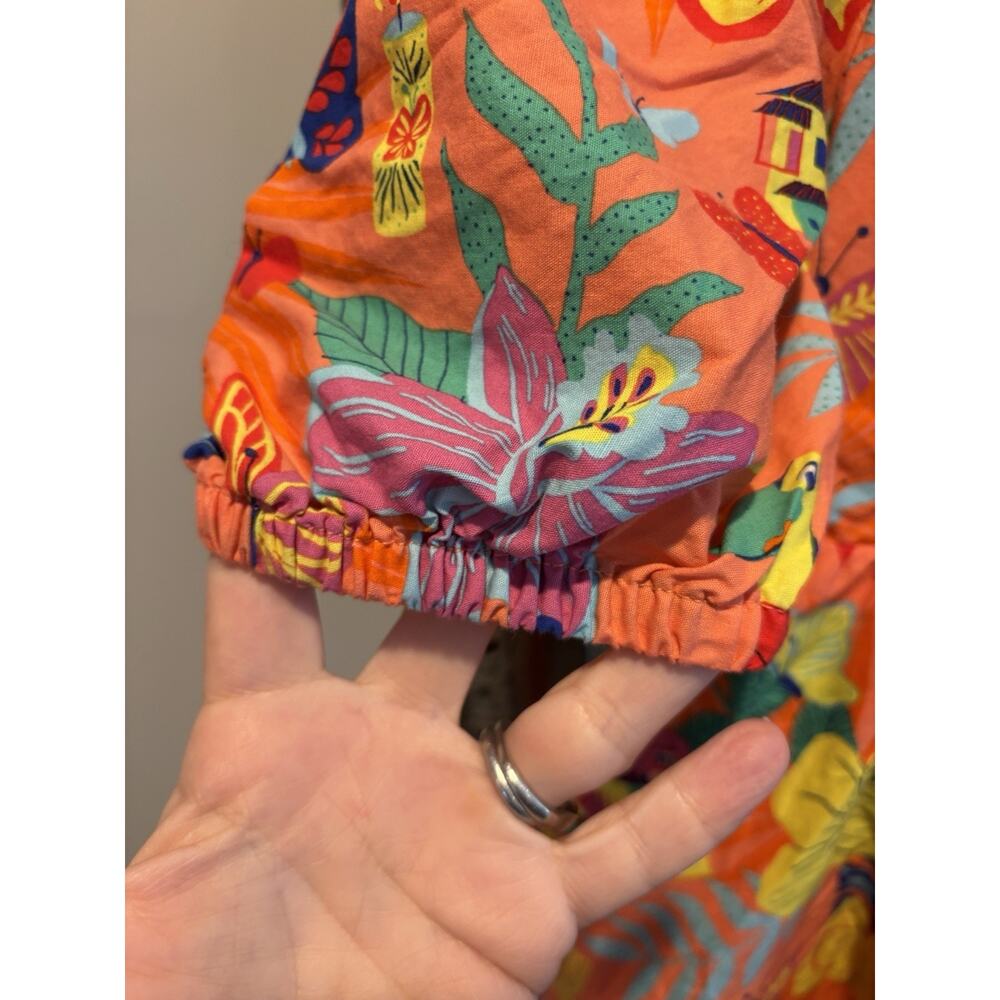 Disney Enchanted Smocked, Tiered Dress, L - Picture 5 of 11